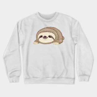 Sloth lying down Crewneck Sweatshirt